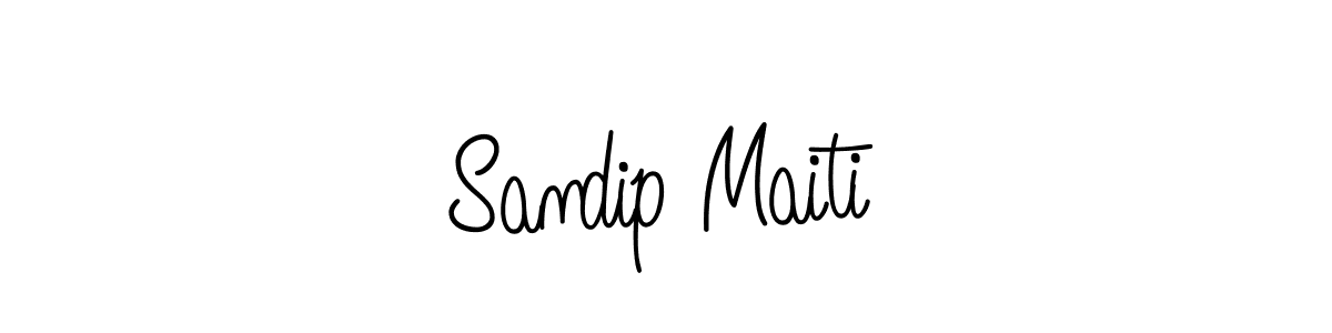 Make a short Sandip Maiti signature style. Manage your documents anywhere anytime using Angelique-Rose-font-FFP. Create and add eSignatures, submit forms, share and send files easily. Sandip Maiti signature style 5 images and pictures png