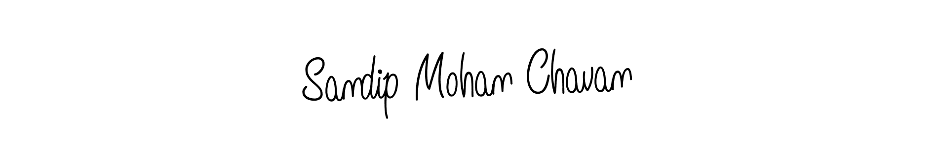 You should practise on your own different ways (Angelique-Rose-font-FFP) to write your name (Sandip Mohan Chavan) in signature. don't let someone else do it for you. Sandip Mohan Chavan signature style 5 images and pictures png