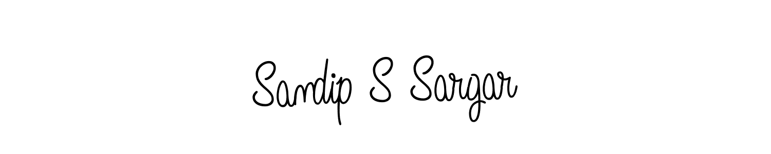 Make a beautiful signature design for name Sandip S Sargar. With this signature (Angelique-Rose-font-FFP) style, you can create a handwritten signature for free. Sandip S Sargar signature style 5 images and pictures png