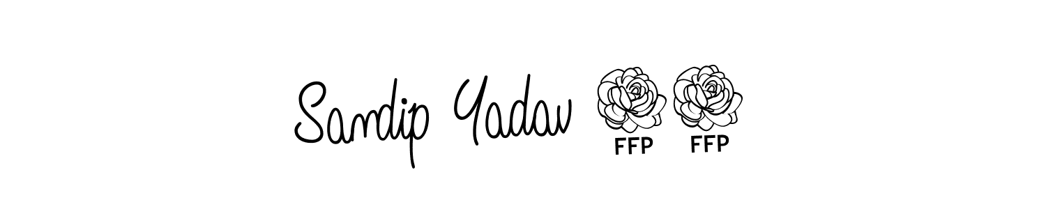 How to make Sandip Yadav 87 name signature. Use Angelique-Rose-font-FFP style for creating short signs online. This is the latest handwritten sign. Sandip Yadav 87 signature style 5 images and pictures png