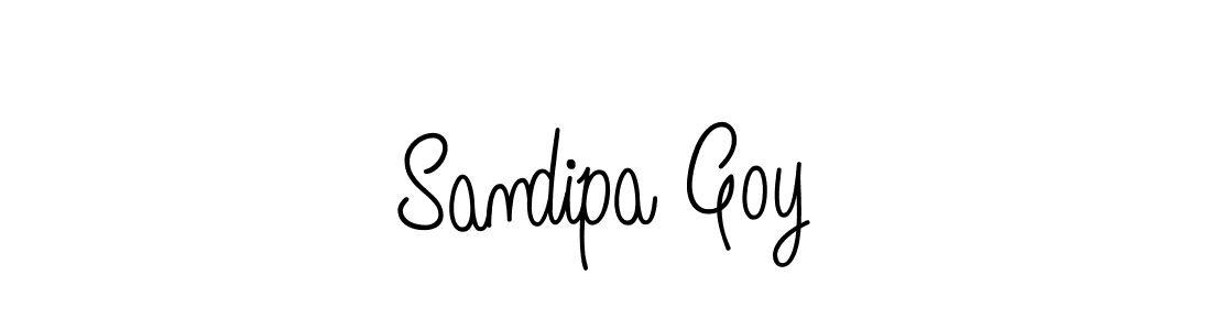 Also we have Sandipa Goy name is the best signature style. Create professional handwritten signature collection using Angelique-Rose-font-FFP autograph style. Sandipa Goy signature style 5 images and pictures png
