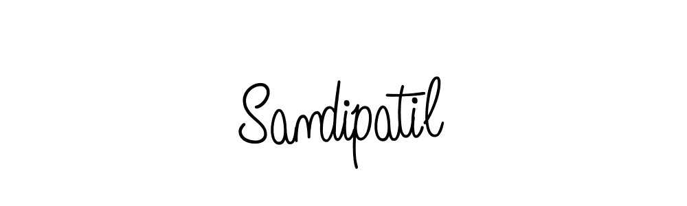 Sandipatil stylish signature style. Best Handwritten Sign (Angelique-Rose-font-FFP) for my name. Handwritten Signature Collection Ideas for my name Sandipatil. Sandipatil signature style 5 images and pictures png