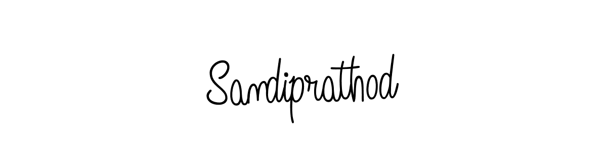 Sandiprathod stylish signature style. Best Handwritten Sign (Angelique-Rose-font-FFP) for my name. Handwritten Signature Collection Ideas for my name Sandiprathod. Sandiprathod signature style 5 images and pictures png