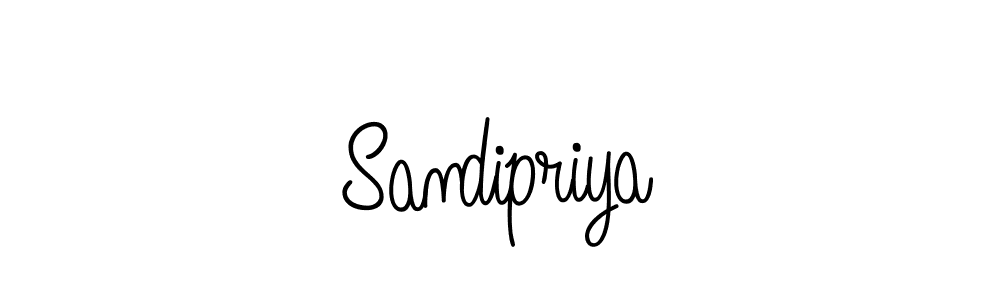 Also we have Sandipriya name is the best signature style. Create professional handwritten signature collection using Angelique-Rose-font-FFP autograph style. Sandipriya signature style 5 images and pictures png