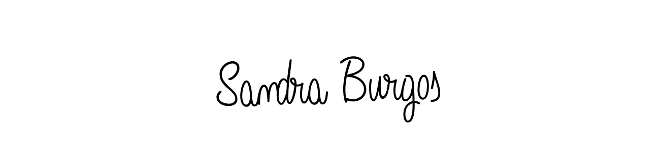 Design your own signature with our free online signature maker. With this signature software, you can create a handwritten (Angelique-Rose-font-FFP) signature for name Sandra Burgos. Sandra Burgos signature style 5 images and pictures png