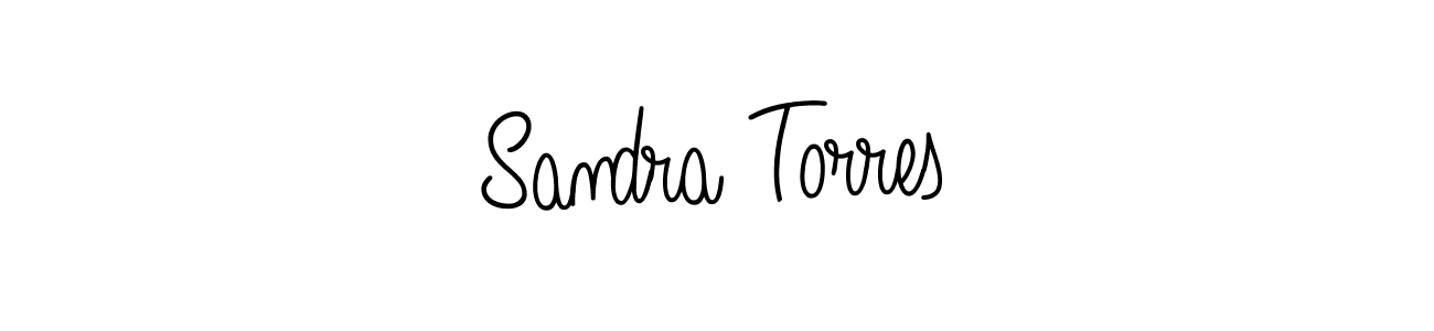 Make a beautiful signature design for name Sandra Torres. With this signature (Angelique-Rose-font-FFP) style, you can create a handwritten signature for free. Sandra Torres signature style 5 images and pictures png