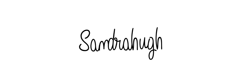 Sandrahugh stylish signature style. Best Handwritten Sign (Angelique-Rose-font-FFP) for my name. Handwritten Signature Collection Ideas for my name Sandrahugh. Sandrahugh signature style 5 images and pictures png