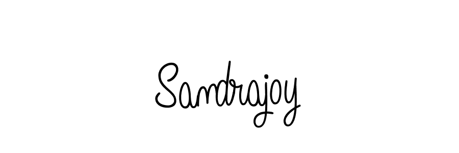 Design your own signature with our free online signature maker. With this signature software, you can create a handwritten (Angelique-Rose-font-FFP) signature for name Sandrajoy. Sandrajoy signature style 5 images and pictures png