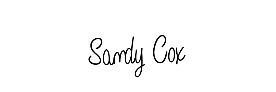 Use a signature maker to create a handwritten signature online. With this signature software, you can design (Angelique-Rose-font-FFP) your own signature for name Sandy Cox. Sandy Cox signature style 5 images and pictures png