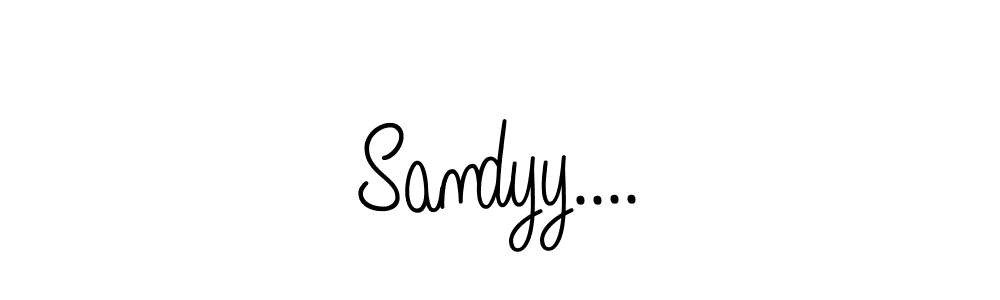 Once you've used our free online signature maker to create your best signature Angelique-Rose-font-FFP style, it's time to enjoy all of the benefits that Sandyy.... name signing documents. Sandyy.... signature style 5 images and pictures png