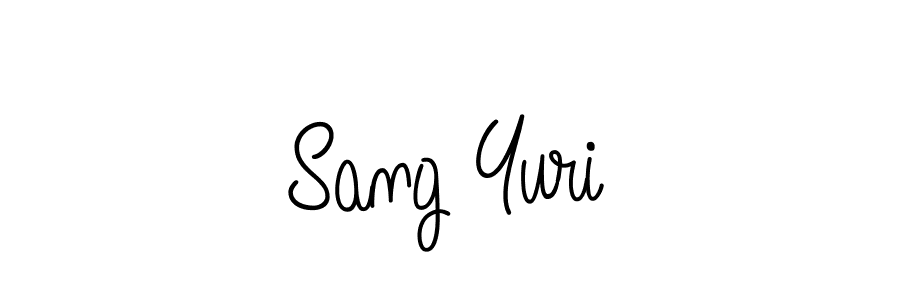 Use a signature maker to create a handwritten signature online. With this signature software, you can design (Angelique-Rose-font-FFP) your own signature for name Sang Yuri. Sang Yuri signature style 5 images and pictures png