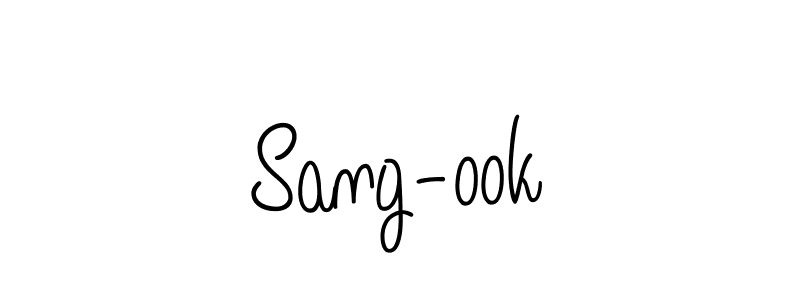 Make a beautiful signature design for name Sang-ook. With this signature (Angelique-Rose-font-FFP) style, you can create a handwritten signature for free. Sang-ook signature style 5 images and pictures png