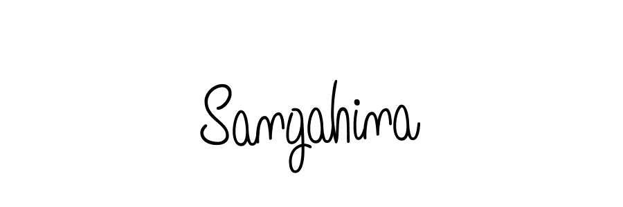 Best and Professional Signature Style for Sangahina. Angelique-Rose-font-FFP Best Signature Style Collection. Sangahina signature style 5 images and pictures png