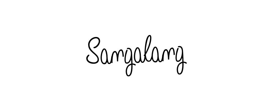 Angelique-Rose-font-FFP is a professional signature style that is perfect for those who want to add a touch of class to their signature. It is also a great choice for those who want to make their signature more unique. Get Sangalang name to fancy signature for free. Sangalang signature style 5 images and pictures png