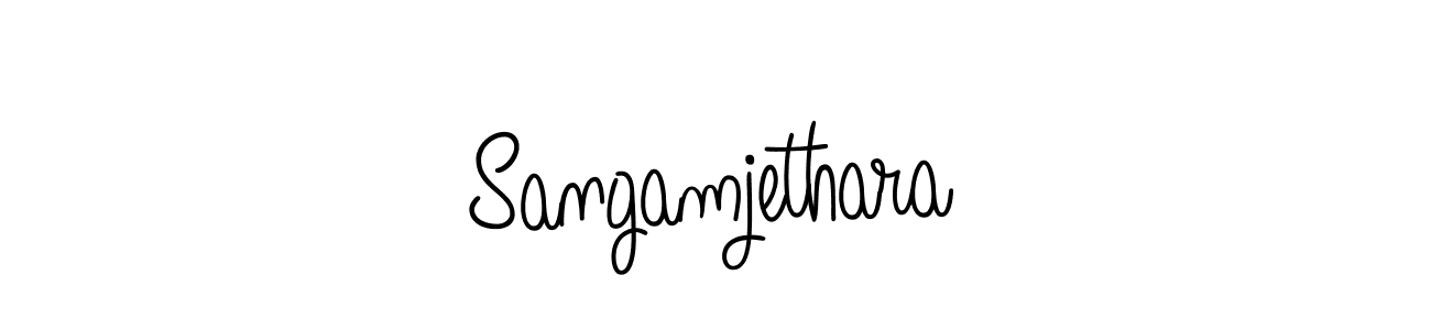 Also You can easily find your signature by using the search form. We will create Sangamjethara name handwritten signature images for you free of cost using Angelique-Rose-font-FFP sign style. Sangamjethara signature style 5 images and pictures png