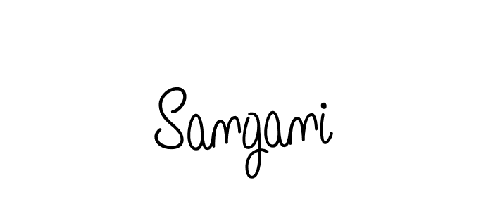 How to make Sangani signature? Angelique-Rose-font-FFP is a professional autograph style. Create handwritten signature for Sangani name. Sangani signature style 5 images and pictures png