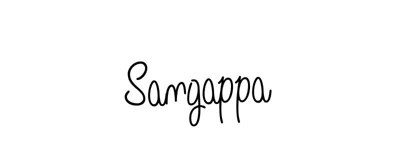 The best way (Angelique-Rose-font-FFP) to make a short signature is to pick only two or three words in your name. The name Sangappa include a total of six letters. For converting this name. Sangappa signature style 5 images and pictures png