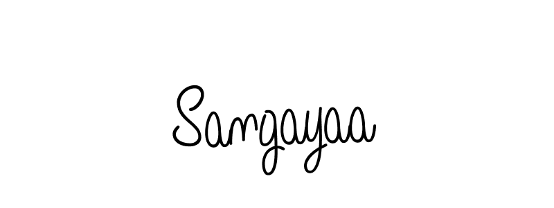 The best way (Angelique-Rose-font-FFP) to make a short signature is to pick only two or three words in your name. The name Sangayaa include a total of six letters. For converting this name. Sangayaa signature style 5 images and pictures png