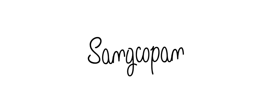 Create a beautiful signature design for name Sangcopan. With this signature (Angelique-Rose-font-FFP) fonts, you can make a handwritten signature for free. Sangcopan signature style 5 images and pictures png