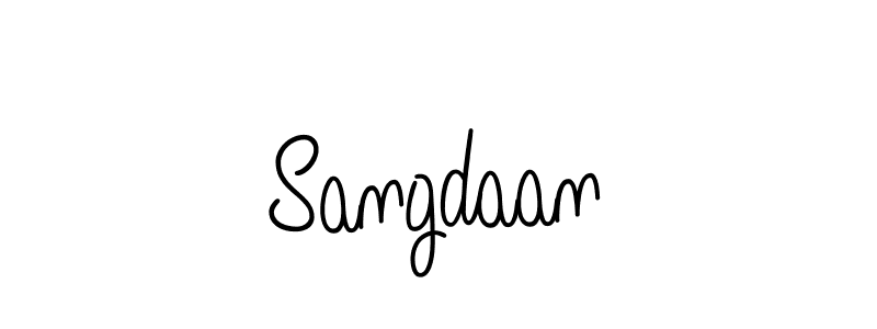 Once you've used our free online signature maker to create your best signature Angelique-Rose-font-FFP style, it's time to enjoy all of the benefits that Sangdaan name signing documents. Sangdaan signature style 5 images and pictures png