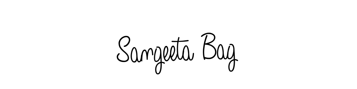 Also we have Sangeeta Bag name is the best signature style. Create professional handwritten signature collection using Angelique-Rose-font-FFP autograph style. Sangeeta Bag signature style 5 images and pictures png
