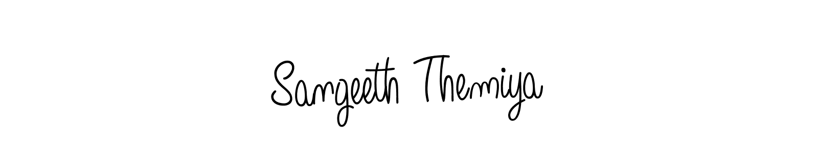 How to make Sangeeth Themiya signature? Angelique-Rose-font-FFP is a professional autograph style. Create handwritten signature for Sangeeth Themiya name. Sangeeth Themiya signature style 5 images and pictures png