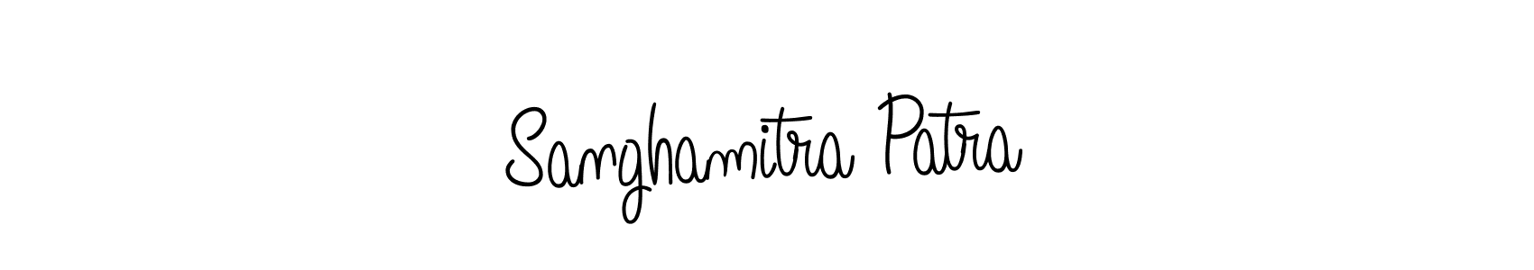 Use a signature maker to create a handwritten signature online. With this signature software, you can design (Angelique-Rose-font-FFP) your own signature for name Sanghamitra Patra. Sanghamitra Patra signature style 5 images and pictures png