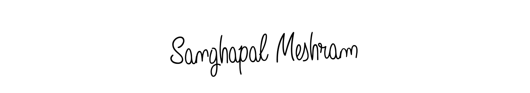 Create a beautiful signature design for name Sanghapal Meshram. With this signature (Angelique-Rose-font-FFP) fonts, you can make a handwritten signature for free. Sanghapal Meshram signature style 5 images and pictures png