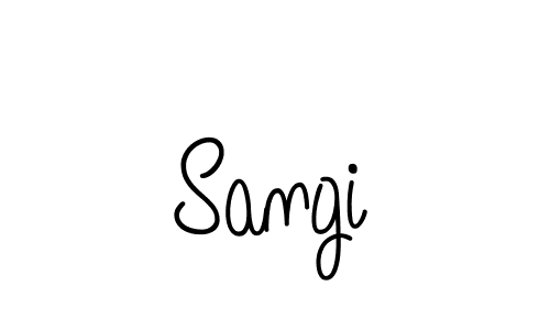 Best and Professional Signature Style for Sangi. Angelique-Rose-font-FFP Best Signature Style Collection. Sangi signature style 5 images and pictures png