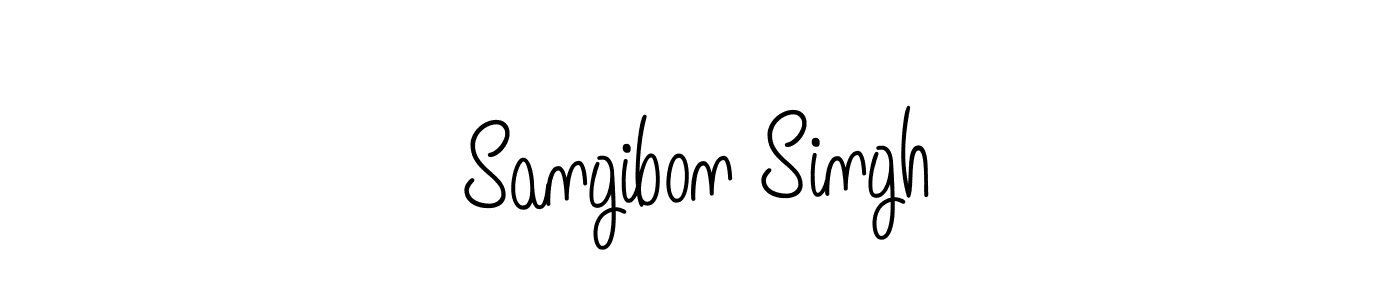 Angelique-Rose-font-FFP is a professional signature style that is perfect for those who want to add a touch of class to their signature. It is also a great choice for those who want to make their signature more unique. Get Sangibon Singh name to fancy signature for free. Sangibon Singh signature style 5 images and pictures png