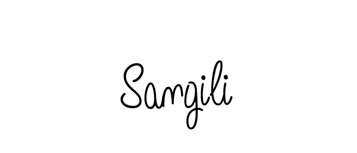 Best and Professional Signature Style for Sangili. Angelique-Rose-font-FFP Best Signature Style Collection. Sangili signature style 5 images and pictures png