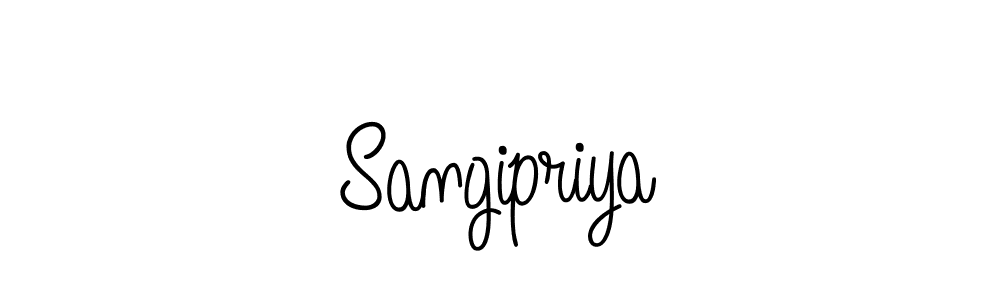 How to make Sangipriya name signature. Use Angelique-Rose-font-FFP style for creating short signs online. This is the latest handwritten sign. Sangipriya signature style 5 images and pictures png