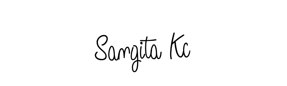 Create a beautiful signature design for name Sangita Kc. With this signature (Angelique-Rose-font-FFP) fonts, you can make a handwritten signature for free. Sangita Kc signature style 5 images and pictures png