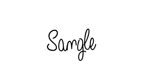 Angelique-Rose-font-FFP is a professional signature style that is perfect for those who want to add a touch of class to their signature. It is also a great choice for those who want to make their signature more unique. Get Sangle name to fancy signature for free. Sangle signature style 5 images and pictures png