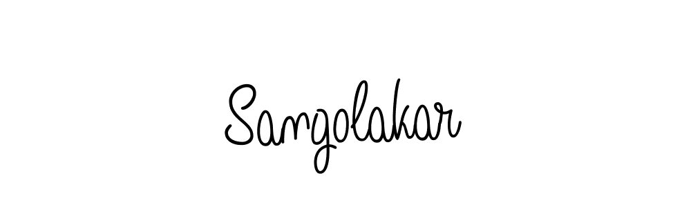 How to make Sangolakar signature? Angelique-Rose-font-FFP is a professional autograph style. Create handwritten signature for Sangolakar name. Sangolakar signature style 5 images and pictures png