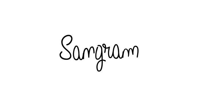 Create a beautiful signature design for name Sangram. With this signature (Angelique-Rose-font-FFP) fonts, you can make a handwritten signature for free. Sangram signature style 5 images and pictures png