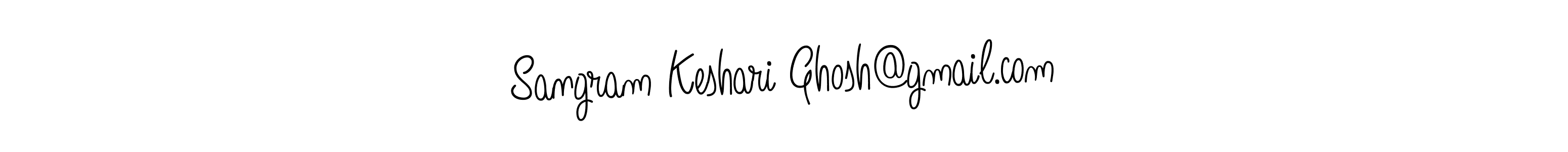Make a beautiful signature design for name Sangram Keshari Ghosh@gmail.com. Use this online signature maker to create a handwritten signature for free. Sangram Keshari Ghosh@gmail.com signature style 5 images and pictures png