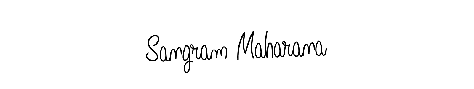 How to make Sangram Maharana signature? Angelique-Rose-font-FFP is a professional autograph style. Create handwritten signature for Sangram Maharana name. Sangram Maharana signature style 5 images and pictures png