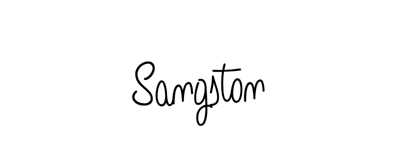Once you've used our free online signature maker to create your best signature Angelique-Rose-font-FFP style, it's time to enjoy all of the benefits that Sangston name signing documents. Sangston signature style 5 images and pictures png