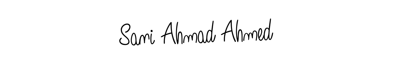 Best and Professional Signature Style for Sani Ahmad Ahmed. Angelique-Rose-font-FFP Best Signature Style Collection. Sani Ahmad Ahmed signature style 5 images and pictures png