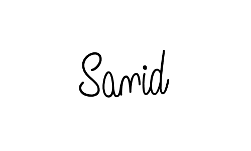 Also You can easily find your signature by using the search form. We will create Sanid name handwritten signature images for you free of cost using Angelique-Rose-font-FFP sign style. Sanid signature style 5 images and pictures png