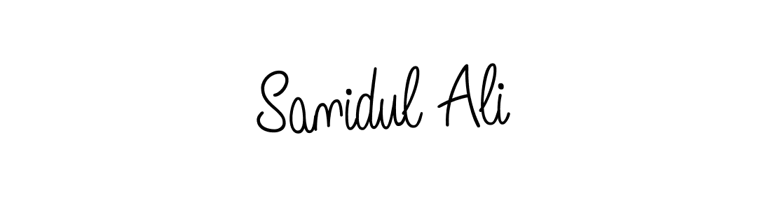 Once you've used our free online signature maker to create your best signature Angelique-Rose-font-FFP style, it's time to enjoy all of the benefits that Sanidul Ali name signing documents. Sanidul Ali signature style 5 images and pictures png