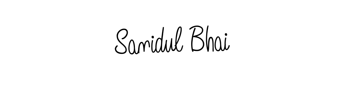 Also You can easily find your signature by using the search form. We will create Sanidul Bhai name handwritten signature images for you free of cost using Angelique-Rose-font-FFP sign style. Sanidul Bhai signature style 5 images and pictures png