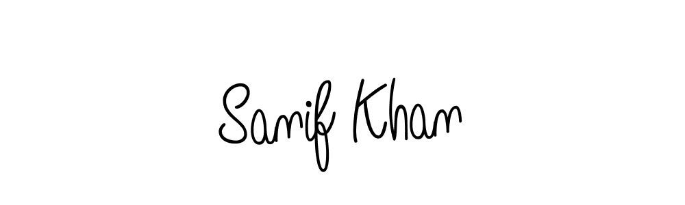 Here are the top 10 professional signature styles for the name Sanif Khan. These are the best autograph styles you can use for your name. Sanif Khan signature style 5 images and pictures png