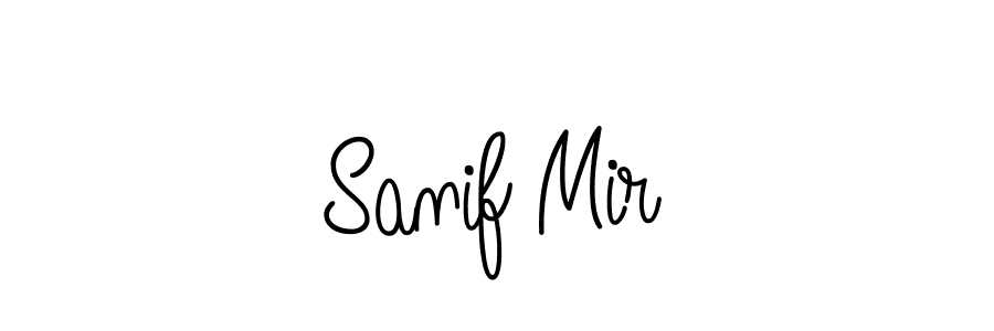 Also You can easily find your signature by using the search form. We will create Sanif Mir name handwritten signature images for you free of cost using Angelique-Rose-font-FFP sign style. Sanif Mir signature style 5 images and pictures png