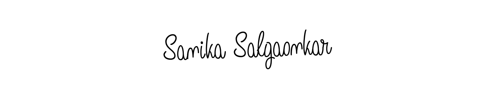 This is the best signature style for the Sanika Salgaonkar name. Also you like these signature font (Angelique-Rose-font-FFP). Mix name signature. Sanika Salgaonkar signature style 5 images and pictures png