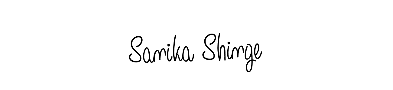 Make a short Sanika Shinge signature style. Manage your documents anywhere anytime using Angelique-Rose-font-FFP. Create and add eSignatures, submit forms, share and send files easily. Sanika Shinge signature style 5 images and pictures png