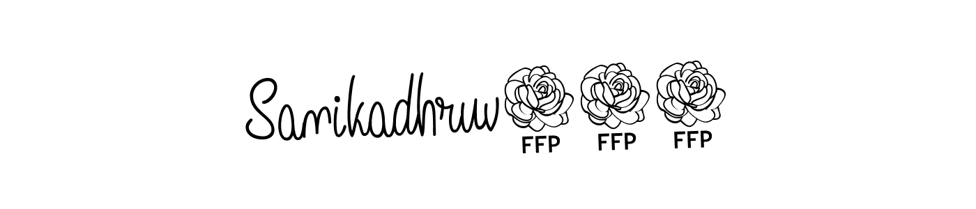 Make a beautiful signature design for name Sanikadhruv143. With this signature (Angelique-Rose-font-FFP) style, you can create a handwritten signature for free. Sanikadhruv143 signature style 5 images and pictures png