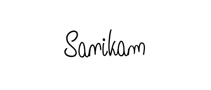 This is the best signature style for the Sanikam name. Also you like these signature font (Angelique-Rose-font-FFP). Mix name signature. Sanikam signature style 5 images and pictures png