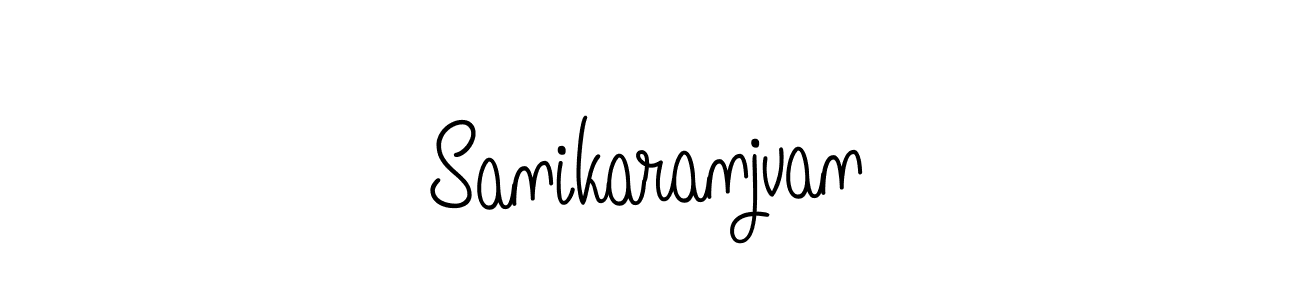 if you are searching for the best signature style for your name Sanikaranjvan. so please give up your signature search. here we have designed multiple signature styles  using Angelique-Rose-font-FFP. Sanikaranjvan signature style 5 images and pictures png